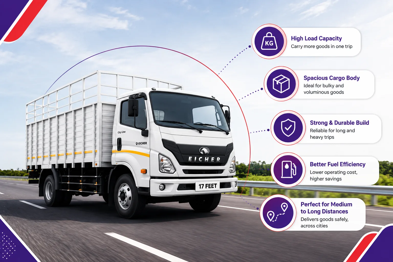 Why Choose an Eicher 17 Feet Truck for Your Transportation Needs